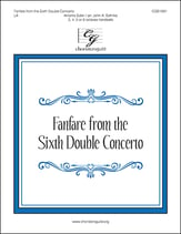 Fanfare from the Sixth Double Concerto Handbell sheet music cover